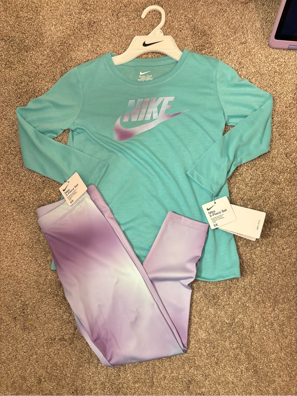 Nike Kids Teal Graphic Shirt